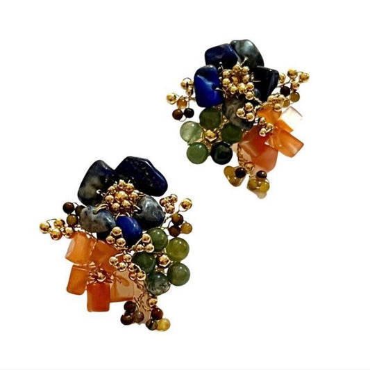 Earrings Flower goldfilled